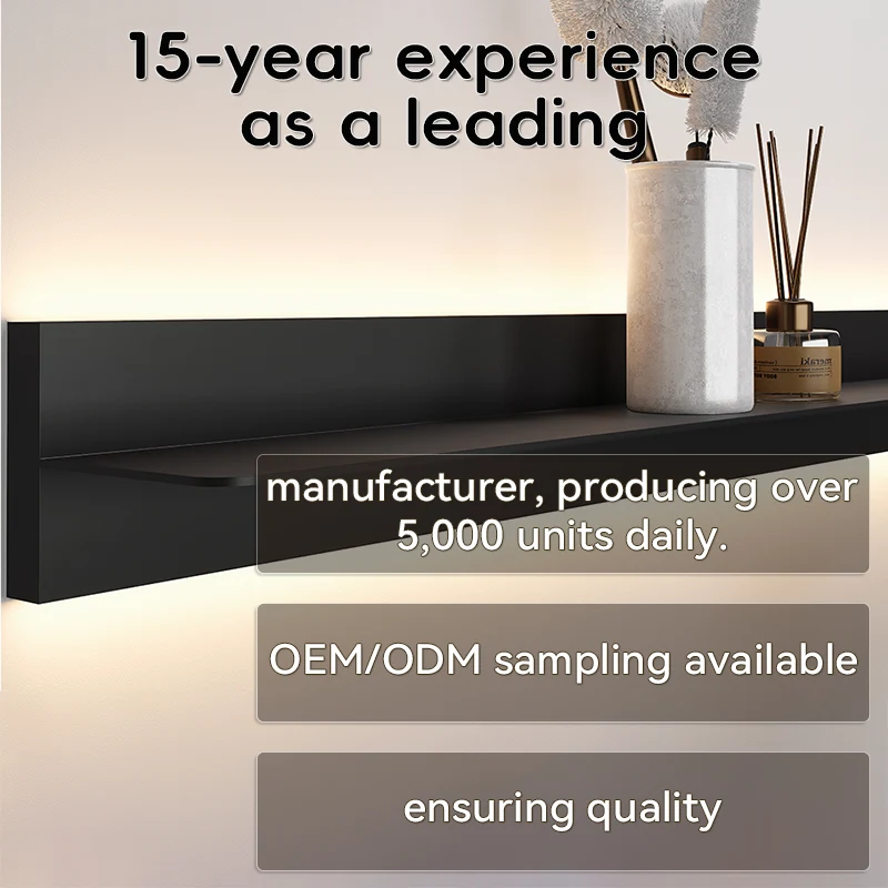 Black Laminated Stainless Steel Storage Rack